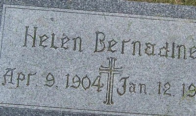 Helen Bernadine Lordemann on Sysoon