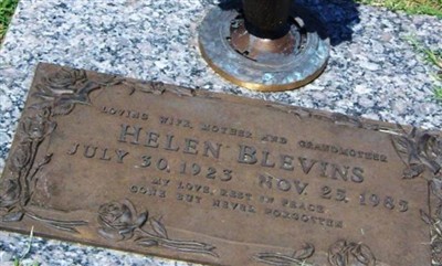 Helen Blevins on Sysoon