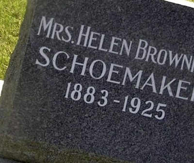 Mrs Helen Browning Browning? Schoemaker on Sysoon