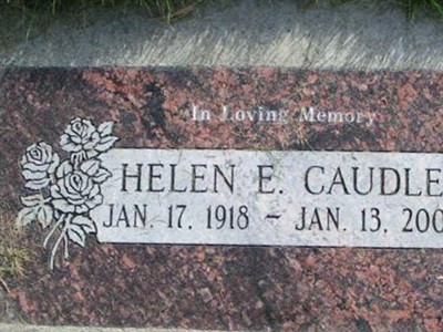 Helen E Caudle on Sysoon
