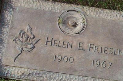 Helen E. Friesen on Sysoon
