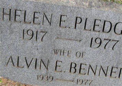 Helen E Pledger Benner on Sysoon