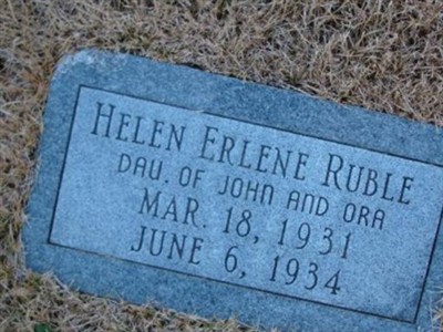 Helen Erlene Ruble on Sysoon