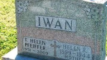 Helen Iwan Pfeiffer on Sysoon