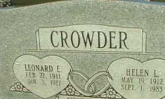 Helen L Crowder on Sysoon
