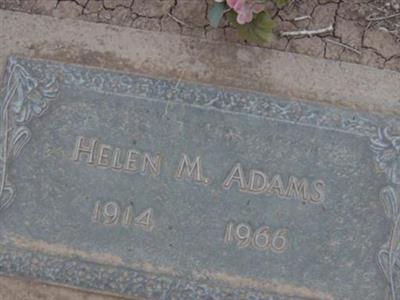 Helen M. Adams on Sysoon