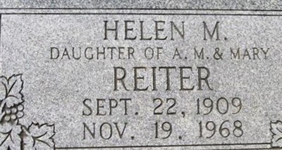 Helen M Reiter on Sysoon