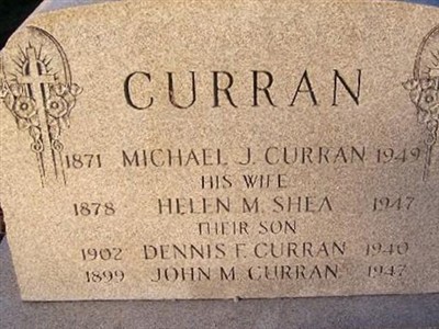 Helen M Shea Curran on Sysoon