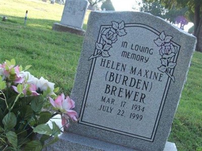 Helen Maxine Burden Brewer on Sysoon