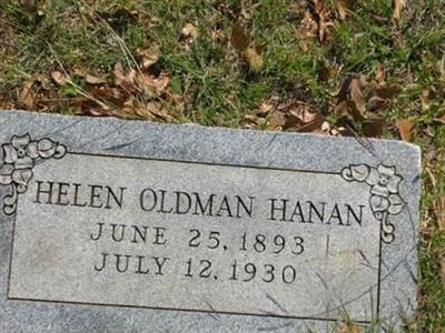 Helen Oldman Hanan on Sysoon