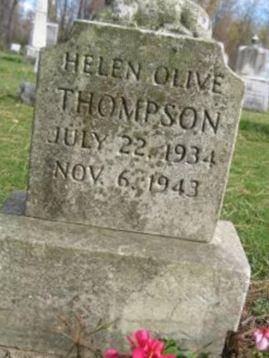 Helen Olive Thompson on Sysoon