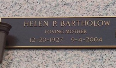 Helen Pauline Clary Bartholow on Sysoon
