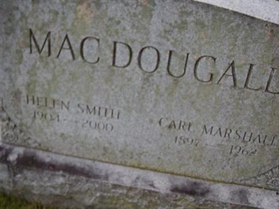 Helen Smith MacDougall on Sysoon