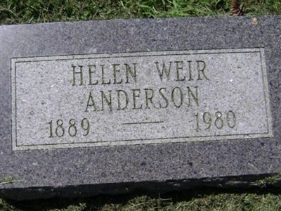 Helen Weir Anderson on Sysoon