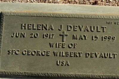 Helena J Devault on Sysoon