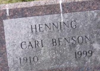 Henning Carl Benson on Sysoon