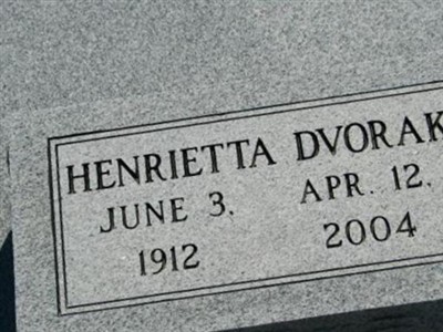 Henrettia Pallas Dvorak on Sysoon