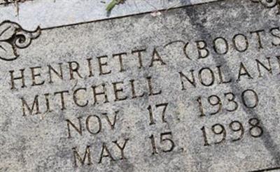 Henrietta Boots Mitchell Noland on Sysoon
