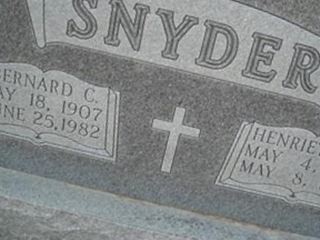 Henrietta E Snyder on Sysoon