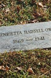 Henrietta Hadsell Owen on Sysoon