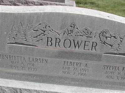 Henrietta Larsen Brower on Sysoon