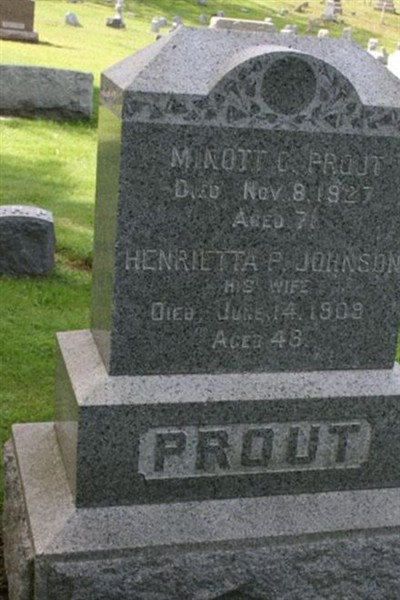 Henrietta P. Johnson Prout on Sysoon