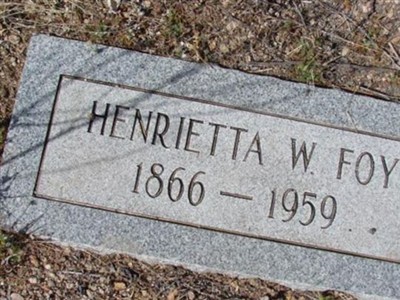 Henrietta W Foy on Sysoon