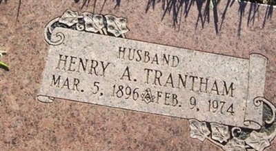 Henry A. Trantham on Sysoon