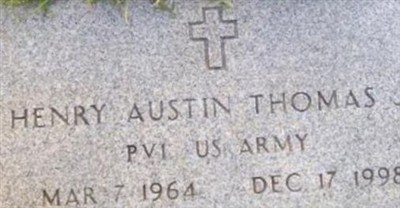 Henry Austin Thomas, Jr on Sysoon