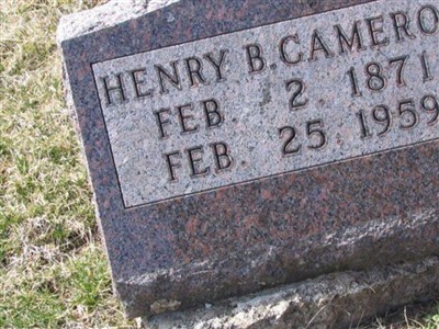 Henry B Cameron on Sysoon