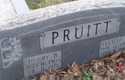 Henry B Pruitt on Sysoon