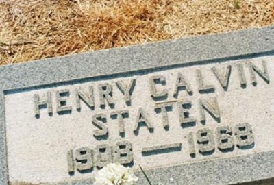 Henry Calvin Staten on Sysoon