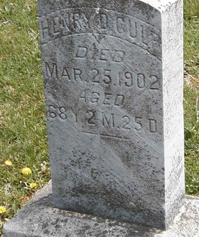 Henry D Culp on Sysoon