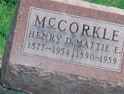 Henry D McCorkle on Sysoon