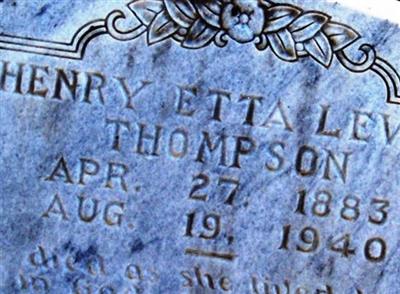 Henry Etta Lewis Thompson on Sysoon