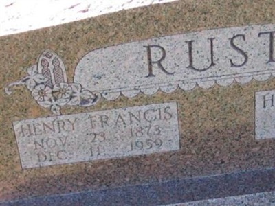 Henry Francis Rust on Sysoon