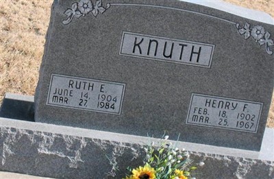 Henry Frank Knuth on Sysoon