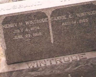 Henry H Wintrode on Sysoon