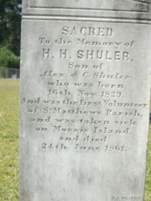 Henry Hamilton Shuler on Sysoon