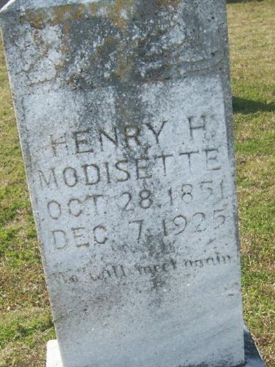Henry Harrison Modisette on Sysoon