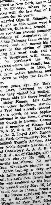 Henry J. Barr on Sysoon