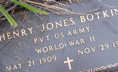 Henry Jones Botkin on Sysoon