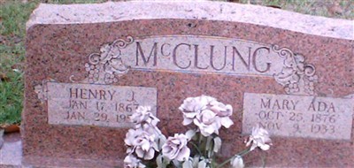 HENRY JOSIAH "Old Man Henry" McCLUNG on Sysoon