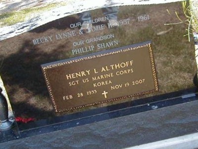 Henry L "Doc" Althoff on Sysoon