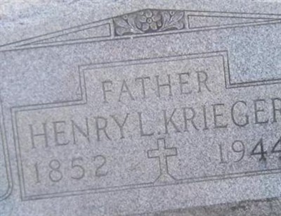 Henry L Krieger on Sysoon