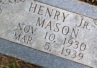 Henry Mason, Jr on Sysoon