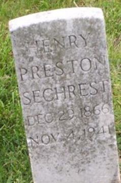 Henry Preston Sechrest on Sysoon