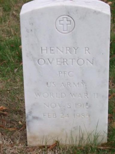 Henry R. Overton on Sysoon