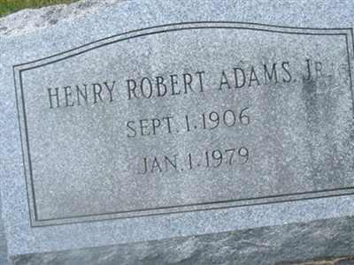 Henry Robert Adams, Jr on Sysoon