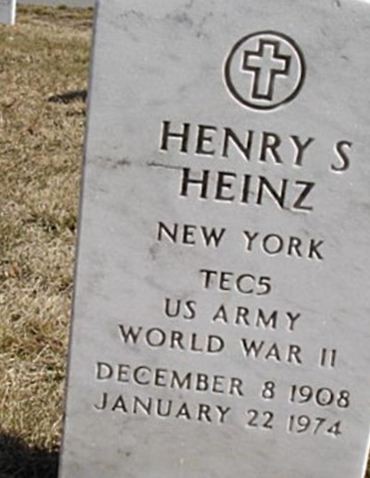 Henry S Heinz on Sysoon
